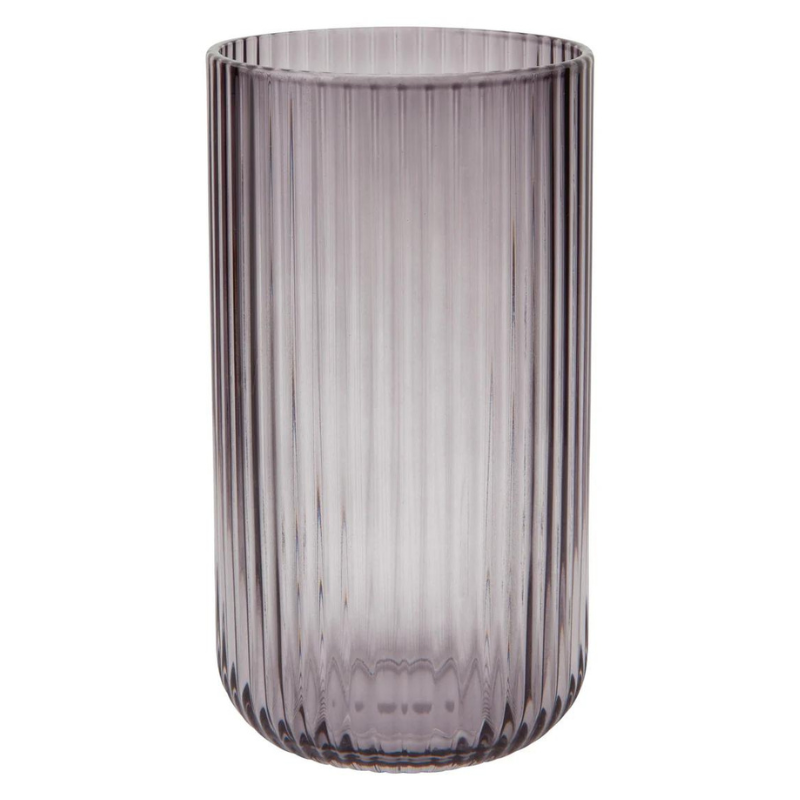 Tall Smoke Fluted Tumbler-Becket Hitch