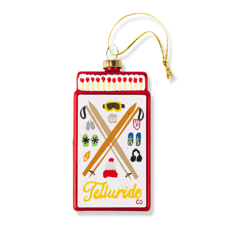 Telluride Matchbook Ornament-Becket Hitch