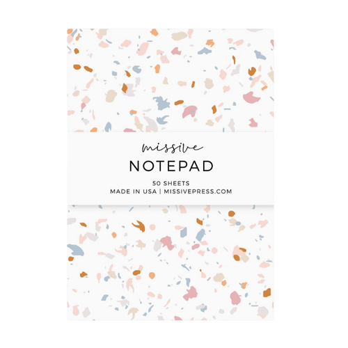 Terrazzo Notepad-Becket Hitch