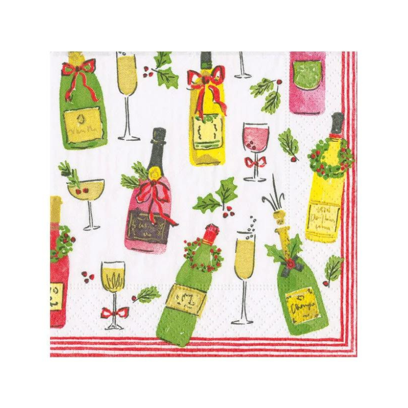 Tipsy and Toasty Cocktail Napkins-Becket Hitch