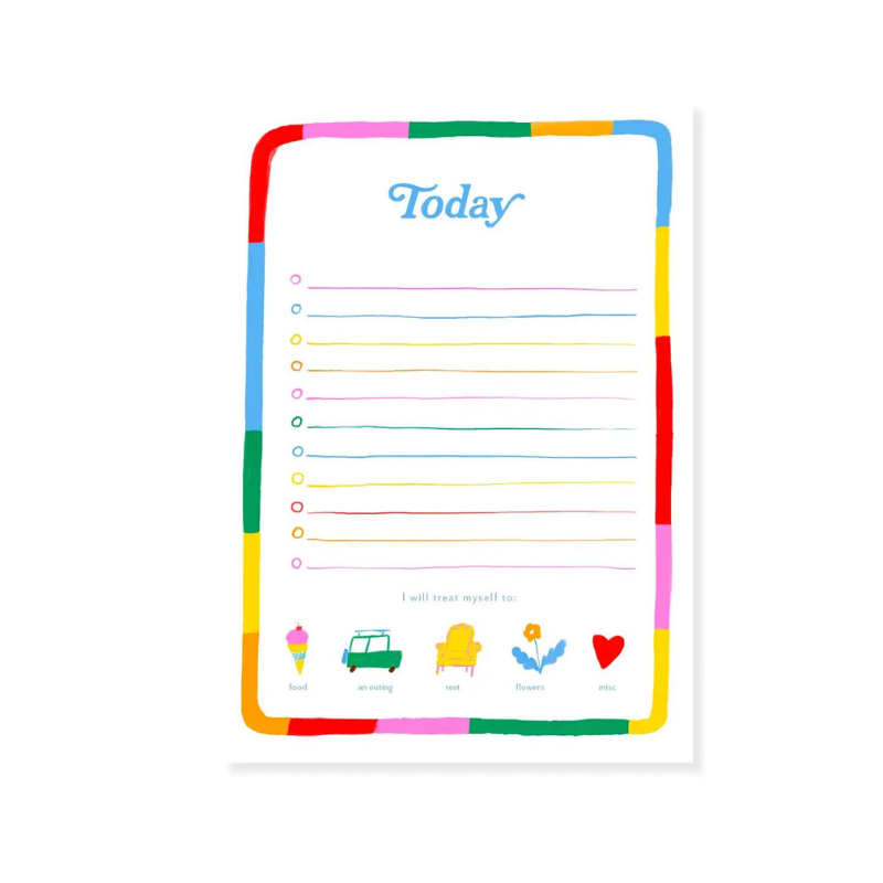 Today Rainbow Notepad - becket hitch