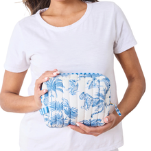 Load image into Gallery viewer, Tropical Toile Quilted Pouch - Becket Hitch
