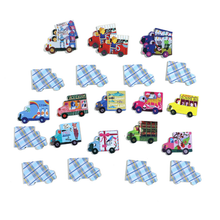 Load image into Gallery viewer, Trucks &amp; a Bus Little Memory &amp; Matching Game - Becket Hitch
