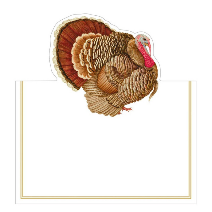 Turkey Die-Cut Place Cards-Becket Hitch