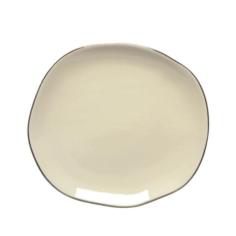 Tuscan Appetizer Plate Ecru - Becket Hitch