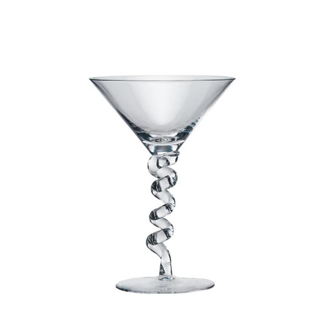 Twisted Stem Martini Glass-Becket Hitch