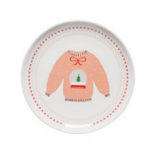 Load image into Gallery viewer, Ugly Christmas Sweater Appetizer Plate-Becket Hitch
