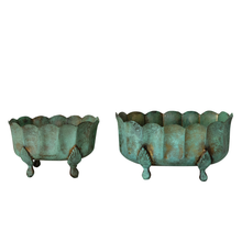 Load image into Gallery viewer, Verdigris Planter - Becket Hitch
