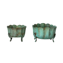 Load image into Gallery viewer, Verdigris Planter - Becket Hitch
