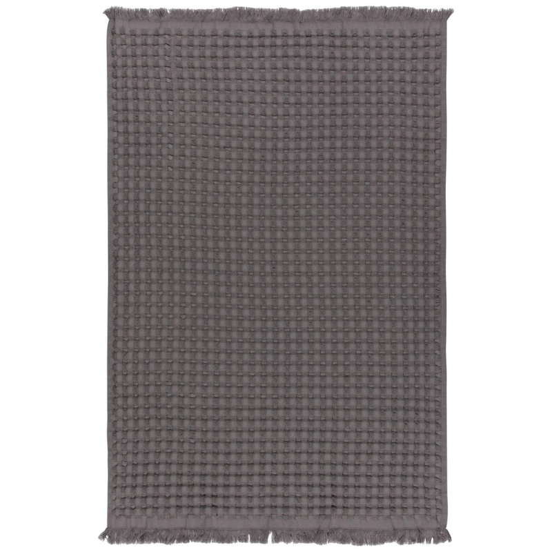 Waffle Hand Towels - Charcoal-Becket Hitch