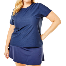 Load image into Gallery viewer, Walnut Short Sleeve in Navy - Becket Hitch
