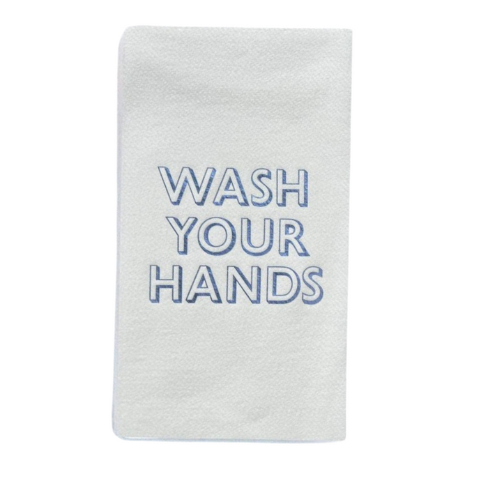 Wash Your Hands Guest Towels - becket hitch