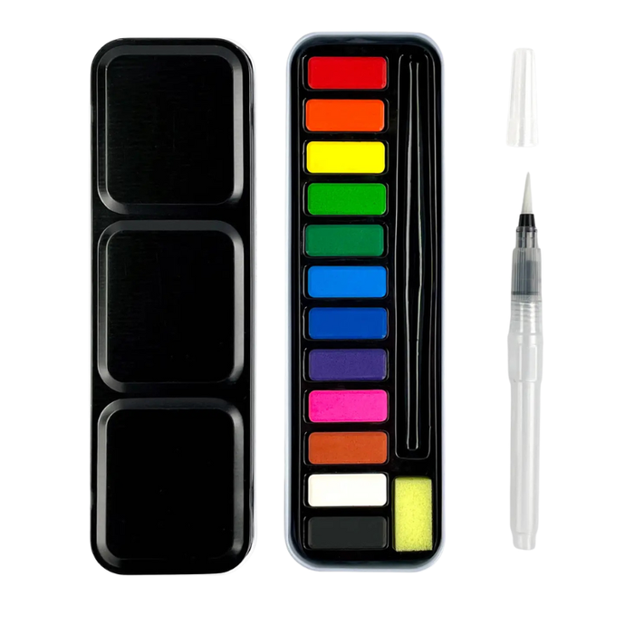 Watercolor Travel Tin - Becket Hitch