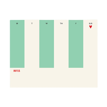 Load image into Gallery viewer, Weekly Notepad - Becket Hitch
