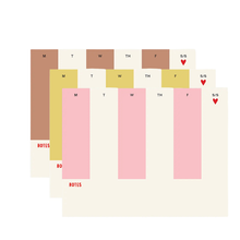 Load image into Gallery viewer, Weekly Notepad - Becket Hitch
