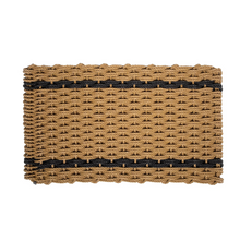Load image into Gallery viewer, Wheat with 2 Charcoal Stripes Doormat XL - Becket Hitch
