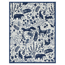 Load image into Gallery viewer, Whimsical Woods Navy Mini Blanket-Becket Hitch
