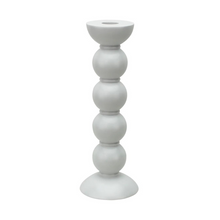 Load image into Gallery viewer, White Bobbin Candle Stick Large-Becket Hitch
