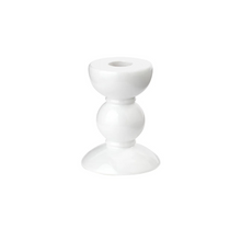 Load image into Gallery viewer, White Bobbin Candle Stick Small-Becket Hitch
