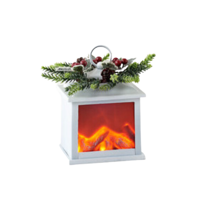 White Fire Lantern Ornament-Becket Hitch