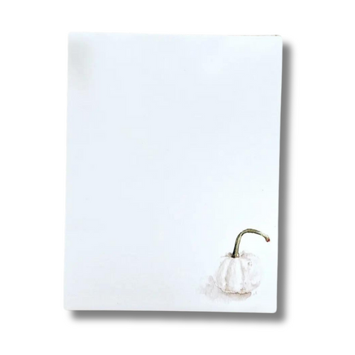 White Pumpkin Notepad-Becket Hitch