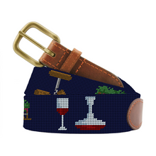 Load image into Gallery viewer, Wine and Vine Needlepoint Belt-Becket Hitch
