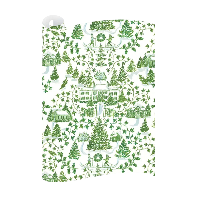 Winter Toile Wrapping Paper - Becket Hitch