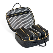 Load image into Gallery viewer, Woven Jet Luxe Toiletry Case - Becket Hitch
