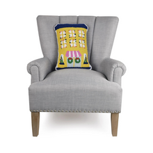 Load image into Gallery viewer, Yellow House Pillow-becket hitch
