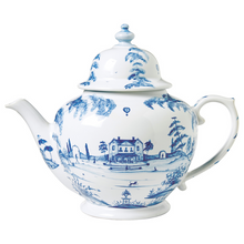 Load image into Gallery viewer, Country Estate Teapot - Delft Blue - Becket HItch
