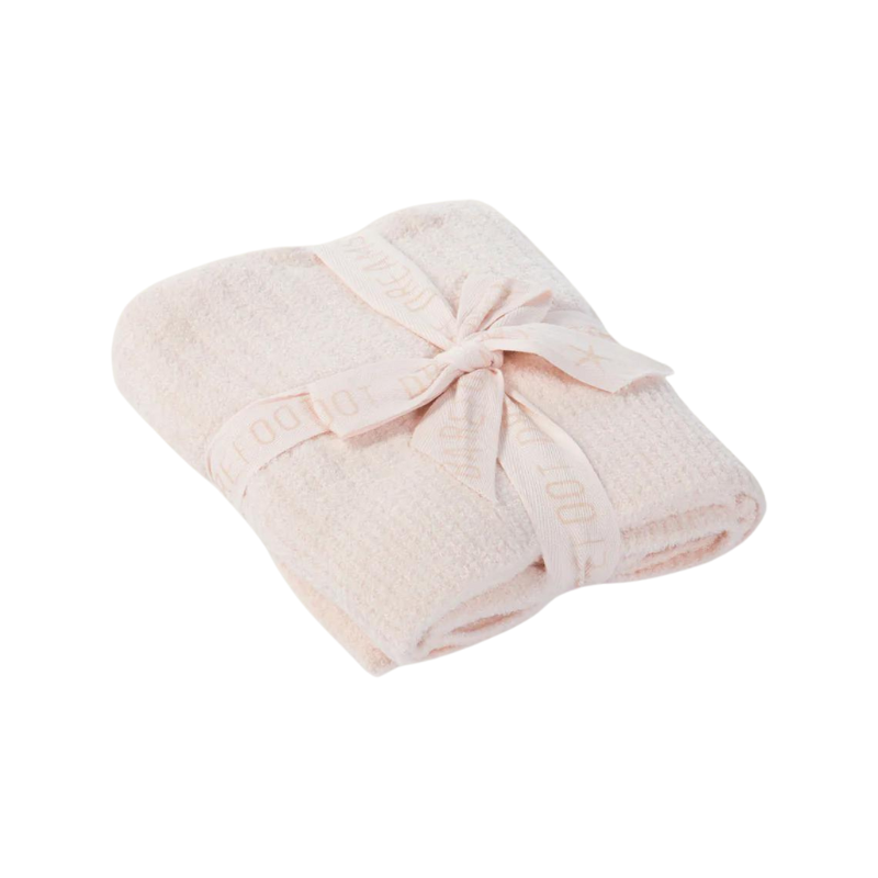 CozyChic Lite Ribbed Baby Blanket in Pink