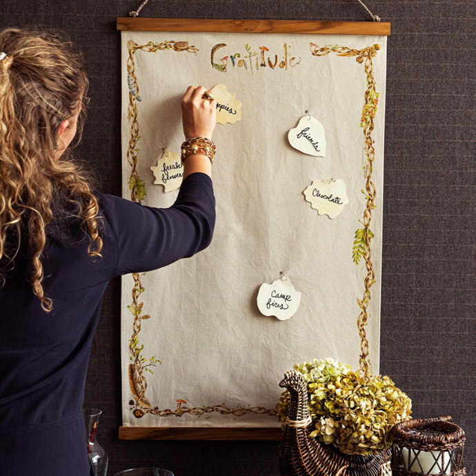Forest Walk Gratitude Banner-Becket Hitch