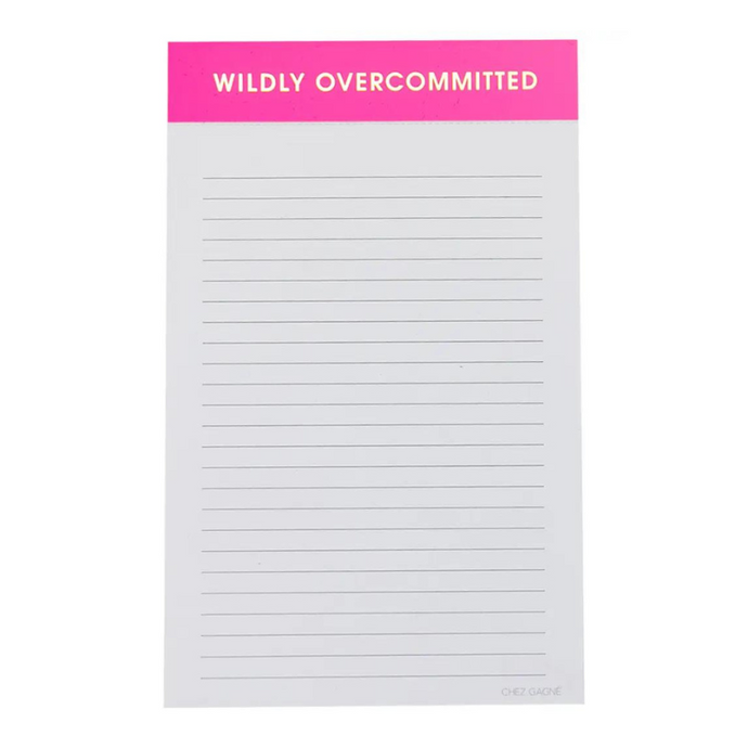 Wildly Overcommitted Notepad - Becket Hitch