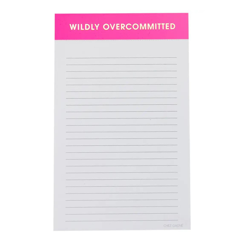 Wildly Overcommitted Notepad - Becket Hitch