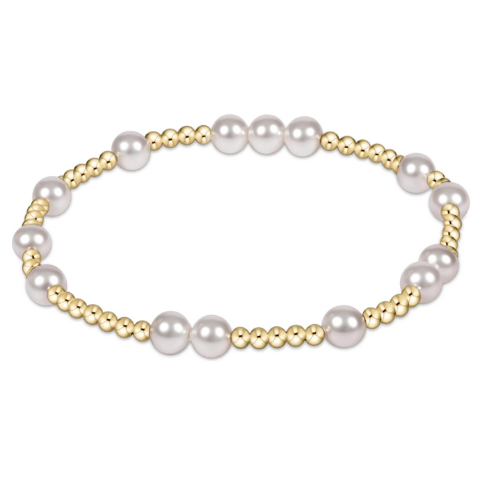 Hope Unwritten Bracelet 6mm Pearl - becket hitch