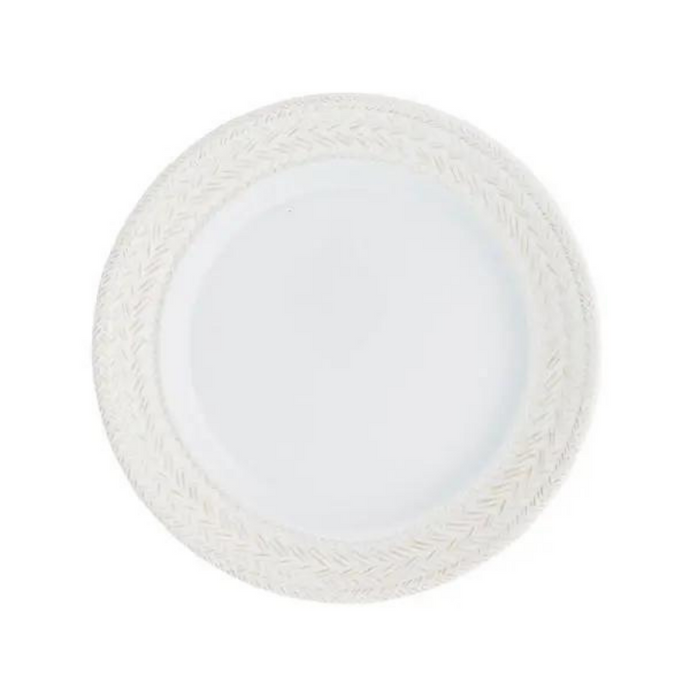 Le Panier Melamine Dinner Plate - Whitewash - becket hitch