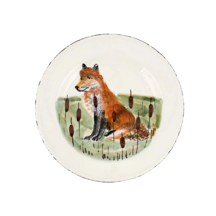 Wildlife Fox Salad Plate - Becket Hitch