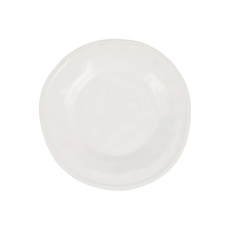 Aria White Salad Plate-Becket Hitch