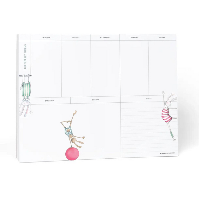 Circus Weekly Deskpad Planner - Becket Hitch