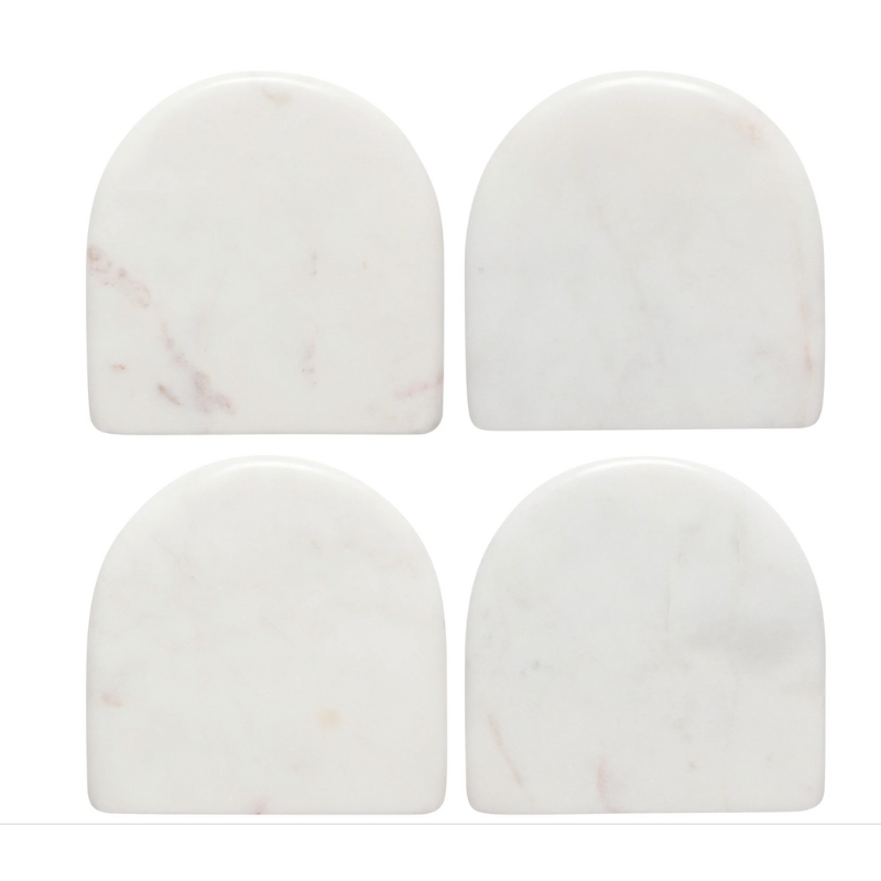 Arched Marble Coasters - Becket Hitch