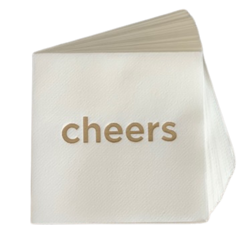 Cheers Cocktail Napkins - Becket Hitch
