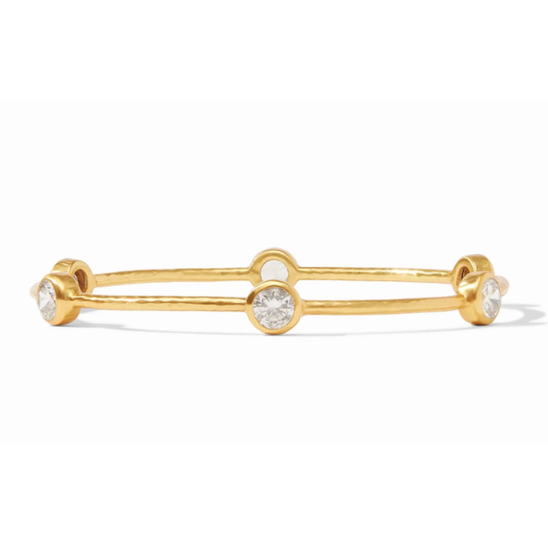 Milano Bangle in Cubic Zirconia - becket hitch
