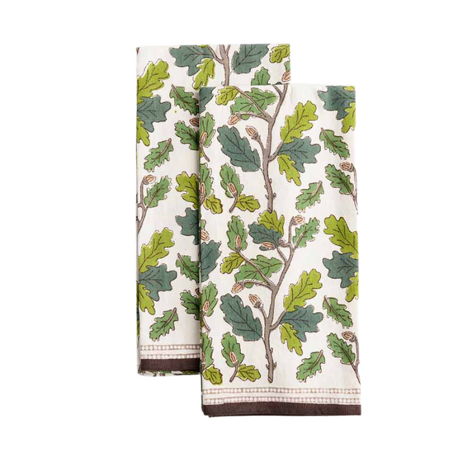 Maple & Acorn Tea Towel-Becket Hitch