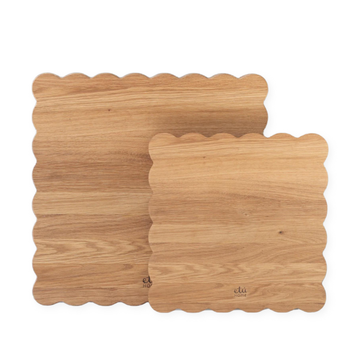 Square Scalloped Cutting Board - Becket Hitch