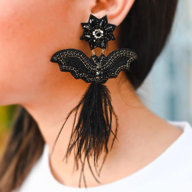Batty for You Earrings - Becket Hitch