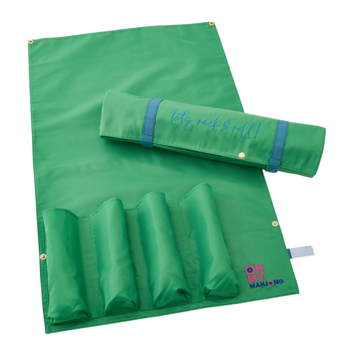 Kelly Green Rack & Roll Mahjong Bag-Becket Hitch