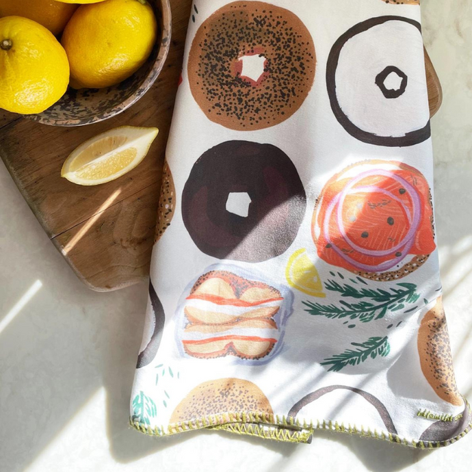 Bagel Tea Towel-Becket Hitch