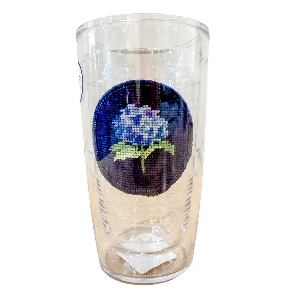 Blue Hydrangea Tumbler-Becket Hitch