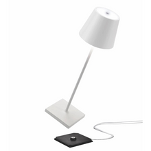 Load image into Gallery viewer, White Dimmable Poldina Pro Table Lamp - Becket Hitch
