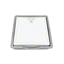 Load image into Gallery viewer, Tennis Beaded Note Pad Set - Becket Hitch
